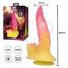 Monster Flame Beast dildo doble con sopapa